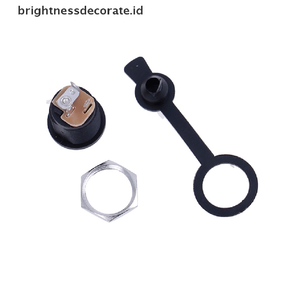 [birth] Waterproof 5.5 x2.1mm/5.5*2.5mm DC socket power jack plug female mount connector [ID]