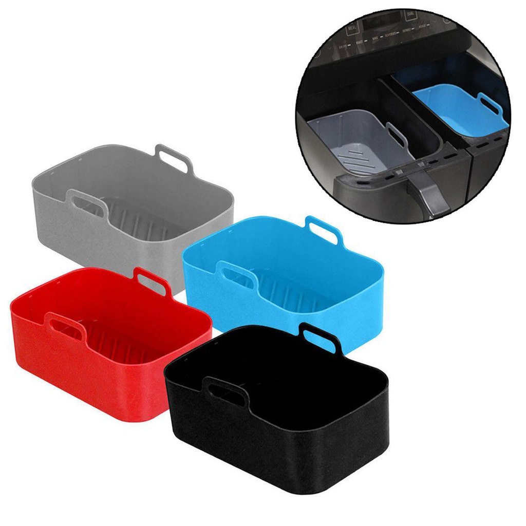 Solighter Silicone Pot Square Tray Cooking Pengganti Baking Basket