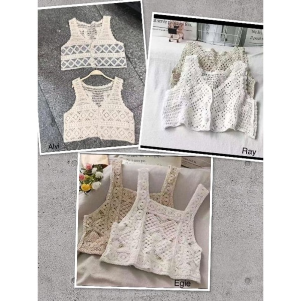 Rompi / Vest Rajut Import