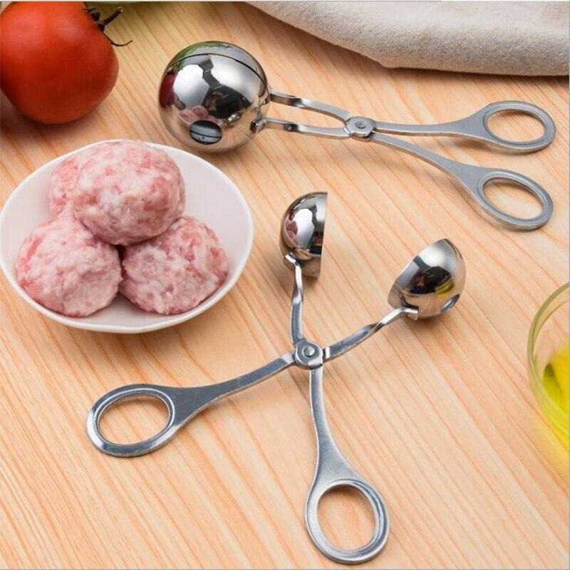 Transhome Meatball Spoon Scoop Gunting Sendok Pembuat Bakso D0985