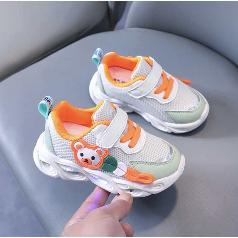 babyfit WULEDD [21-30] sepatu lampu LED shoes sneakers anak sekolah import gs-0913r