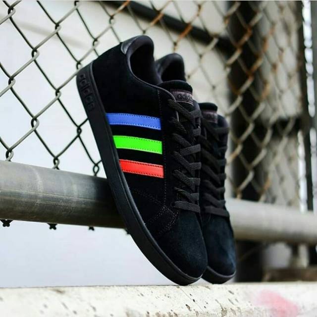 ADIDAS NEO BASELINE BLACK MULTHICOLOR ORIGINAL