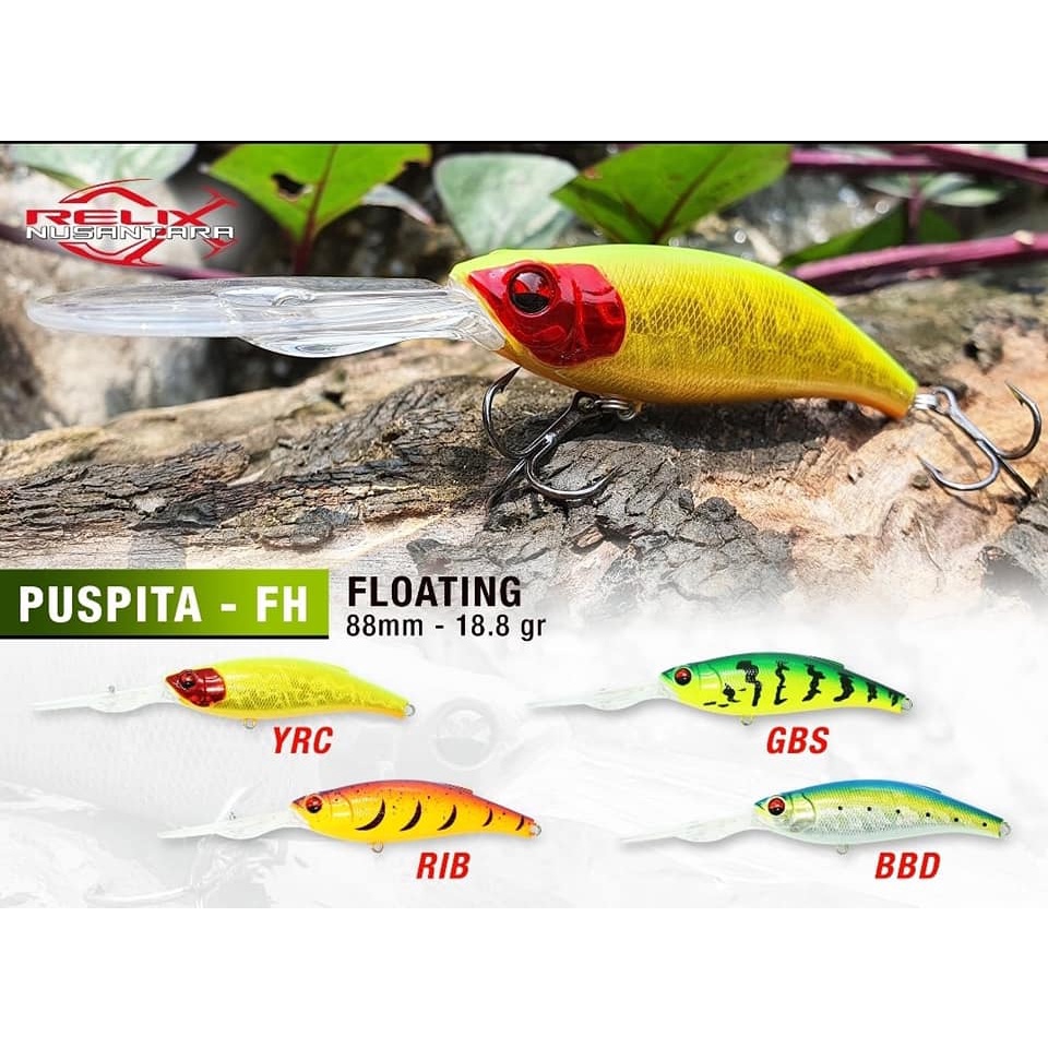 Lure RELIX NUSANTARA PUSPITA - FH (8.8cm / 18.8gram) FLOATING