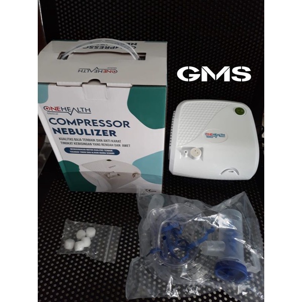 Nebulizer Kompresor Onehealth / Alat Uap Terapi Pernafasan Asma