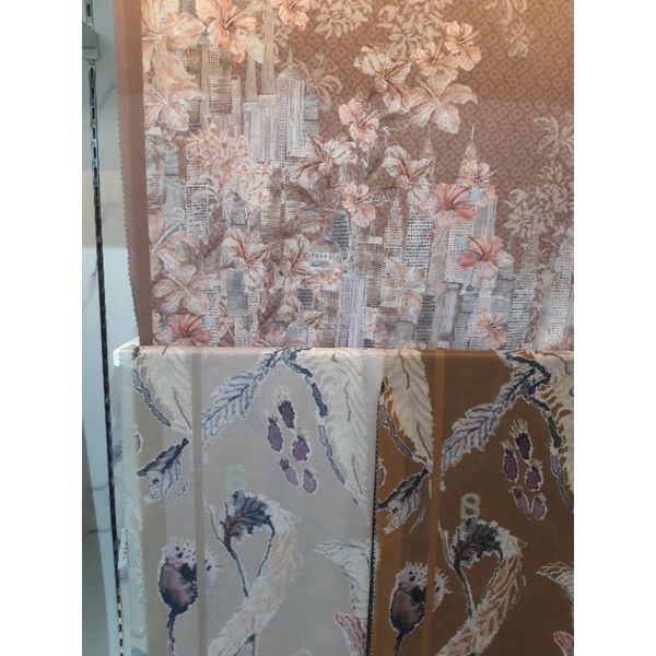 Buttonscarves The Malaya series in Brown