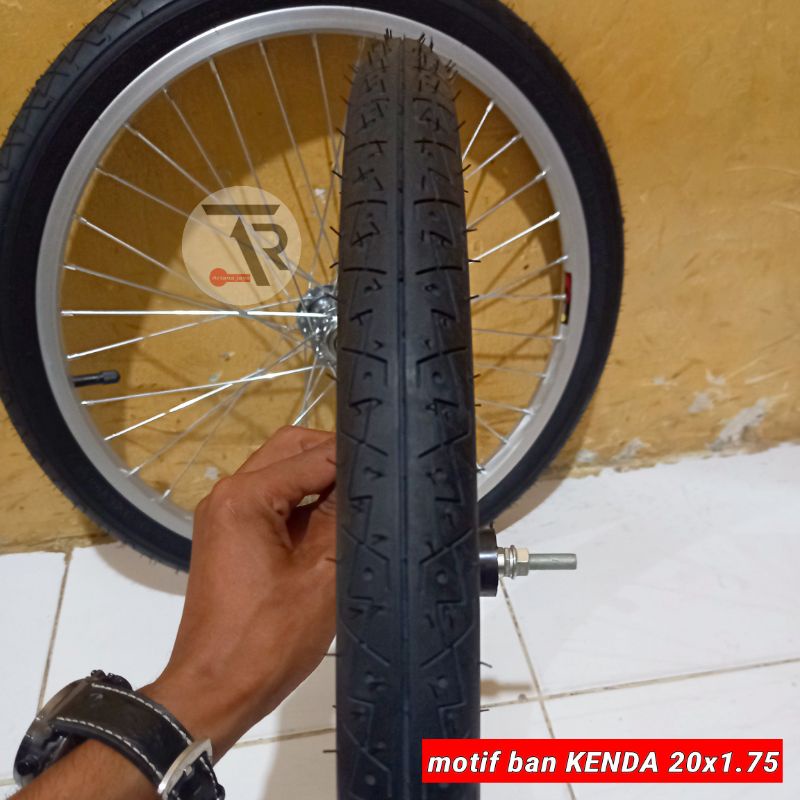 Roda sepeda 20 x 1.75 siap pakai cocok untuk semua sepeda lipat bmx minion 20 in