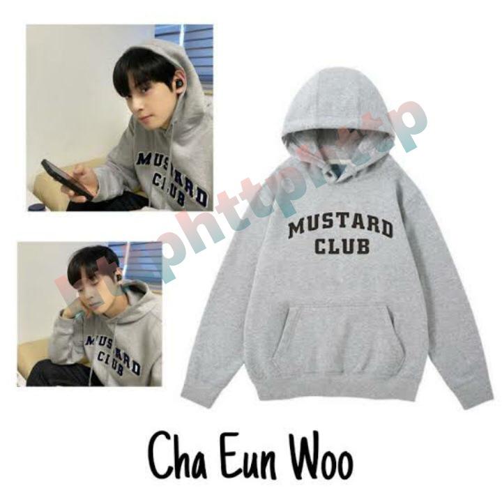 COD JAKET ASTRO CHA EUN WOO MUSTARD CLUB KPOP HOODIE PRINTED