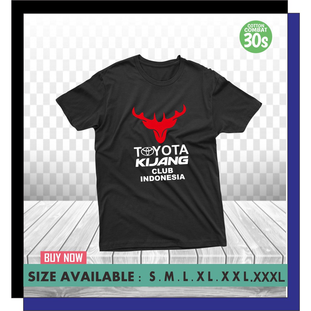 Baju Kaos kualitas distro/Termurah/Terlaris/Viral/BAJU TOYOTS KIJANG CLUB INDONESIA TKCI