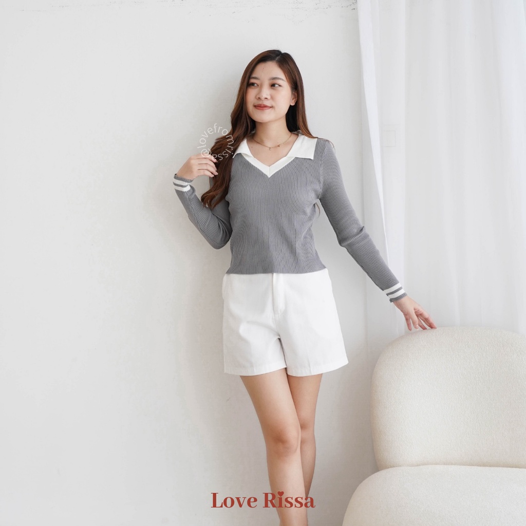 Baju Belle Baju Korea Lengan Panjang Wanita Love Rissa