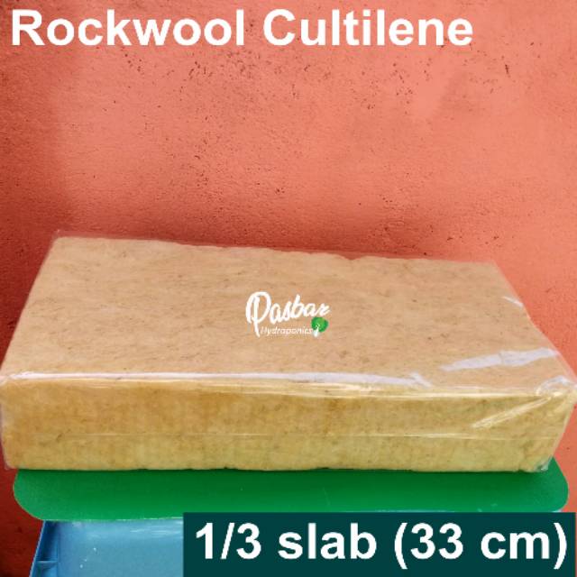 

Rockwool hidroponik 1/3 slab cultilene