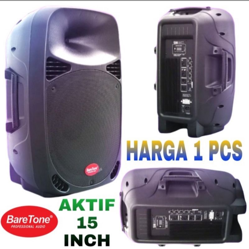 Speaker Aktif Baretone 15 Inch MAX 15MB Bluetooth Karaoke Smart TV