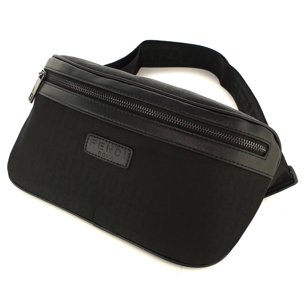 TOKOKOE -  Tas Pinggang Waist Bag Import Tas Pria Premium - FND WB9 Black