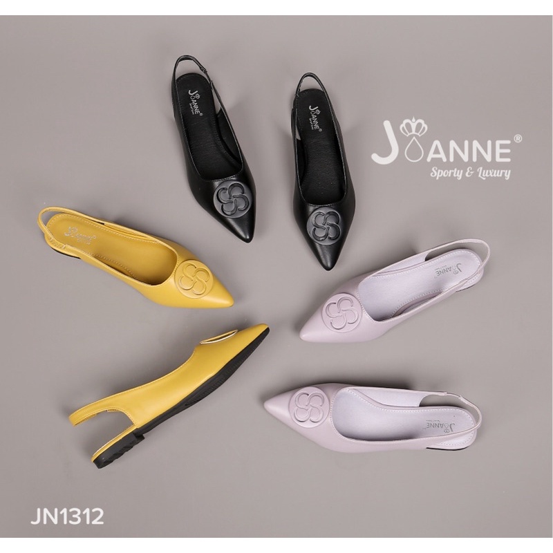 RESTOCK! [ORIGINAL] JOANNE Slingback Flat Shoes Sepatu Wanita #JN1312