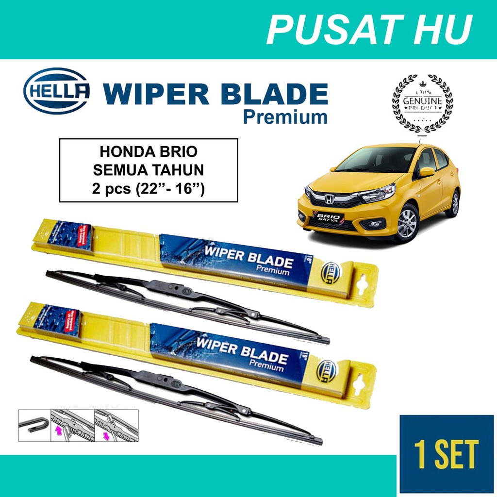 Jual WIPER BRIO/WIPER HONDA BRIO/WIPER 22 INCH/WIPER 16 INCH/WIPER