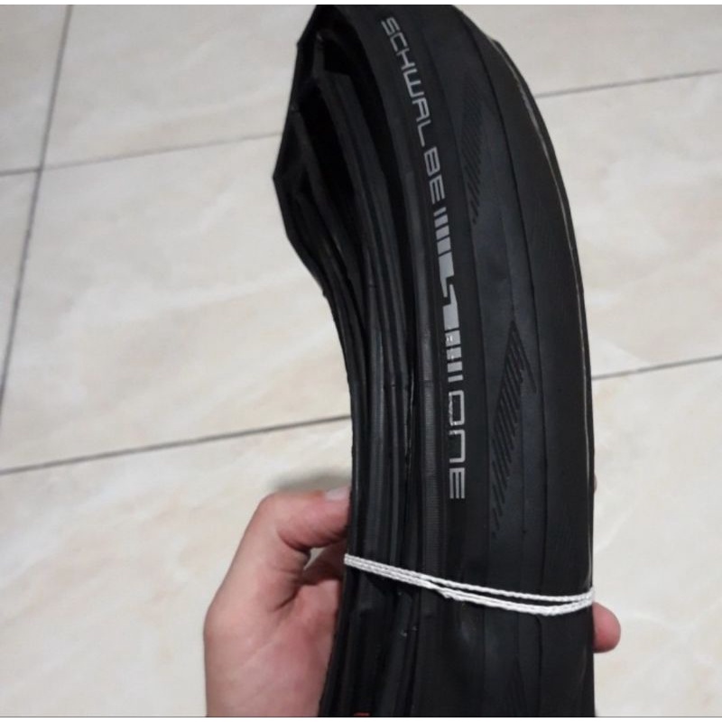 BAN ROADBIKE SCHWALBE ONE 700 x 25c 700c x 25 Kevlar Original Transparent TLE