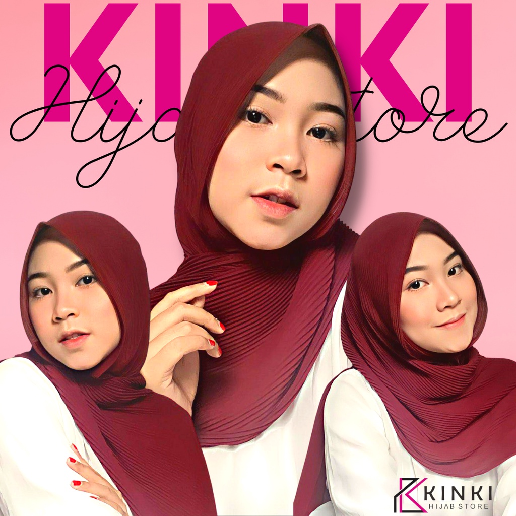 HIJAB PASHMINA PLISKET FULL PREMIUM 200x75 SHAWL - KINKI HIJAB STORE-1