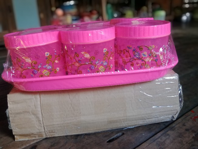 Bg04 Toples Calista Tonam Set 7 In 1 Wadah Kue Lebaran