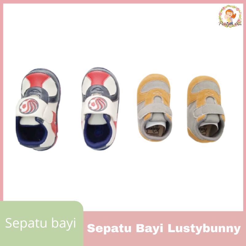 Sepatu dan Sendal Lusty Bunny Anti Slip Perlengkapan Pakaian Bayi Baby Fashion By Mallpompaasi