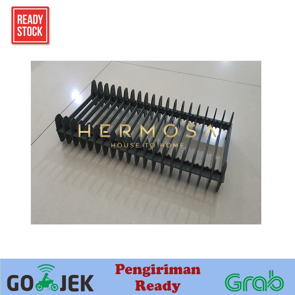 Rak Piring Serbaguna Plastik Murah Multifungsi / Rak CD Plastik Murah Anti Pecah Portable SPARTA