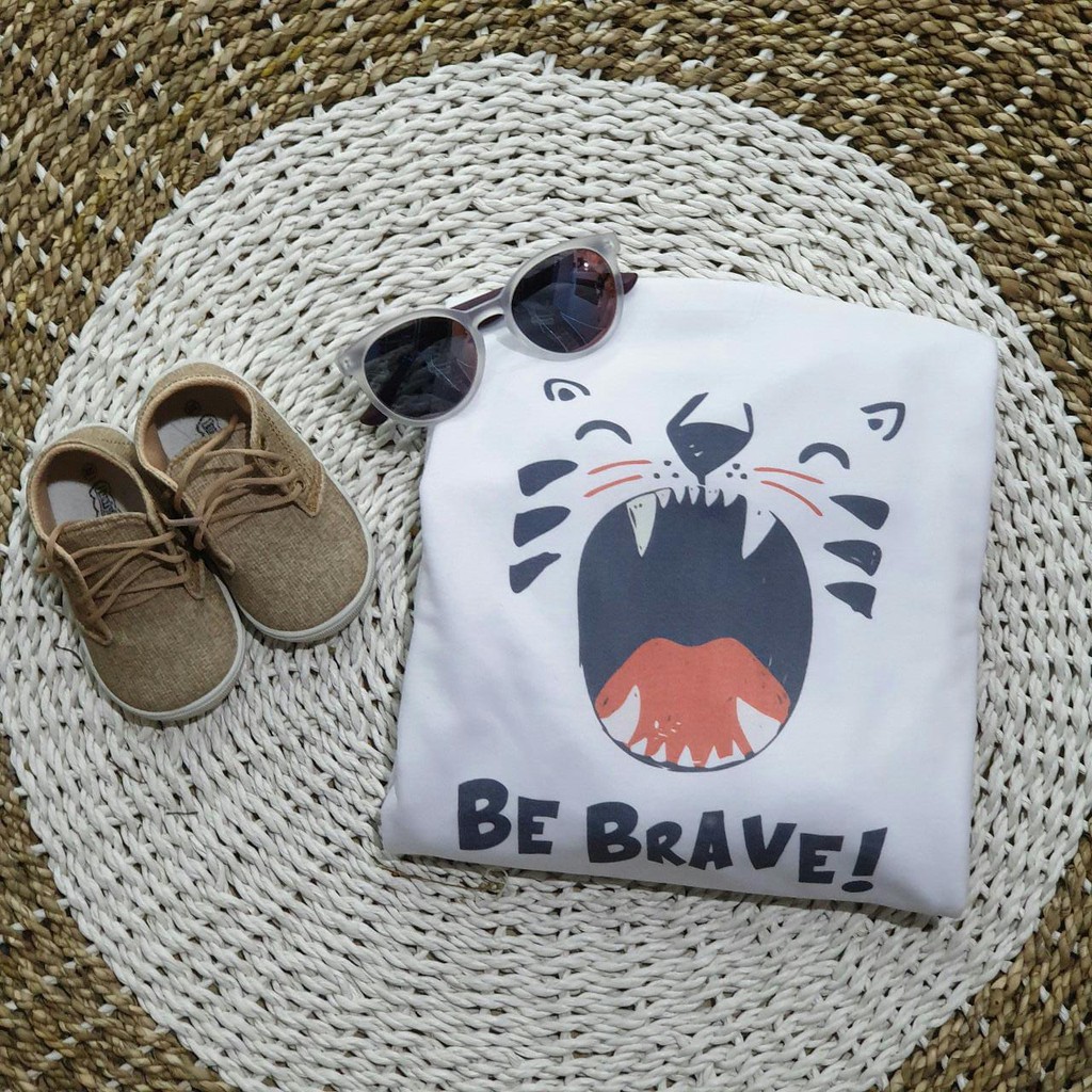 BE BRAVE SWEATER ANAK - ATASAN HALUS TEBAL PREMIUM