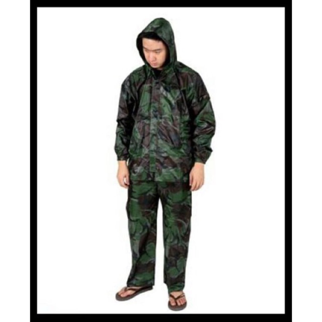 Jas Hujan Army model Gizmo