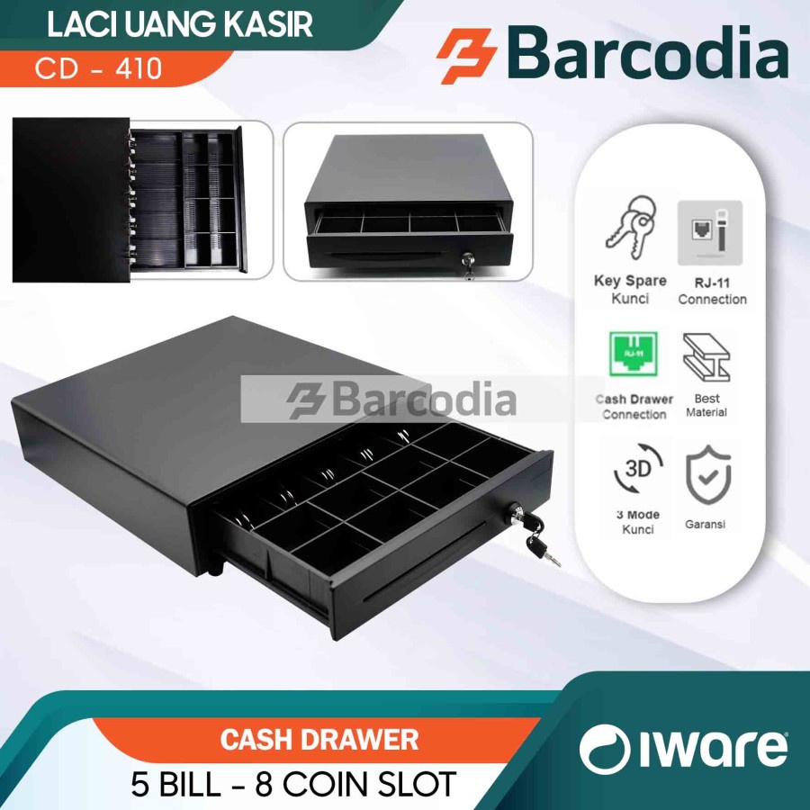 CASH DRAWER IWARE LACI KASIR IWARE RJ11