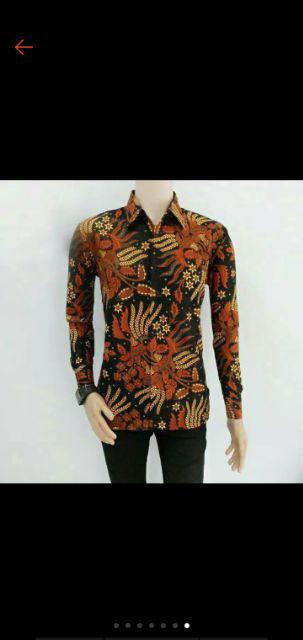 Bswart Batik Hrb026 Kenongo Hem Pendek Padi Pekalongan