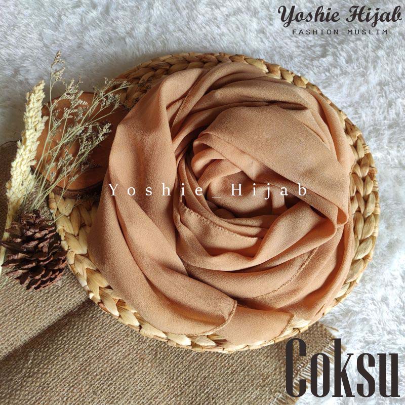 Kerudung instan Jilbab Bergo Maryam Simpel Jumbo XL Diamond-Coksu