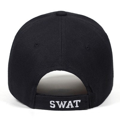 Topi Baseball Matahari Motif Bordir Burung Elang Swat Army Bahan Katun Untuk Unisex