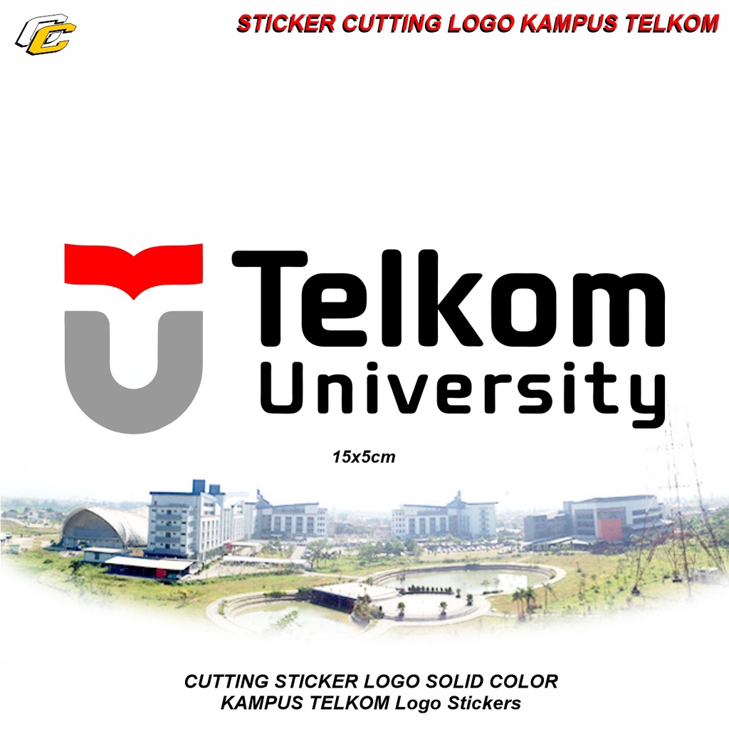 

STICKER CUTTING LOGO KAMPUS TELKOM | STIKER CUTTING LOGO TELKOM UNIVERSITY