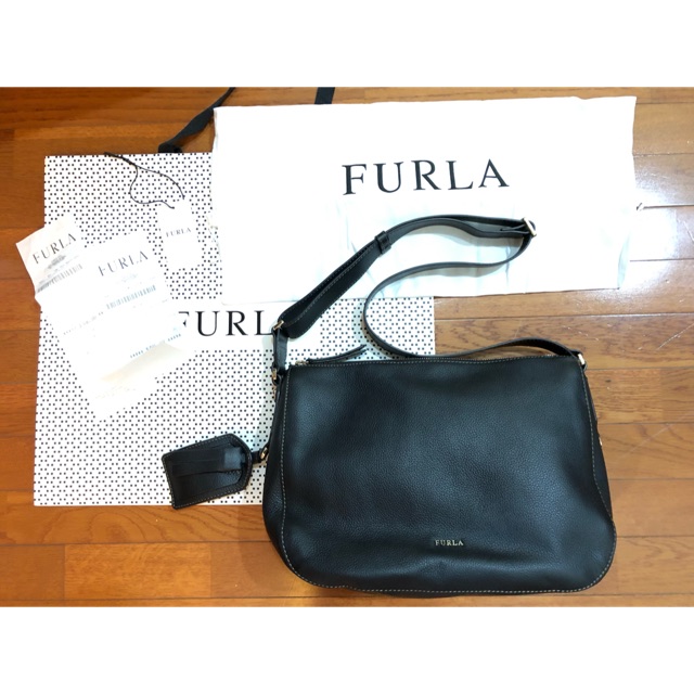 Furla Sling Postman Bag Genuine Leather