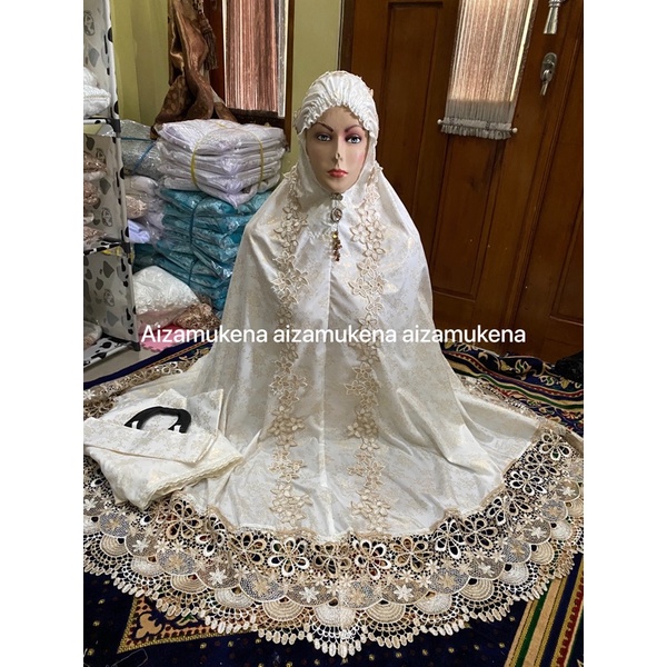 mukena katun foil mawar twoton kd bintang