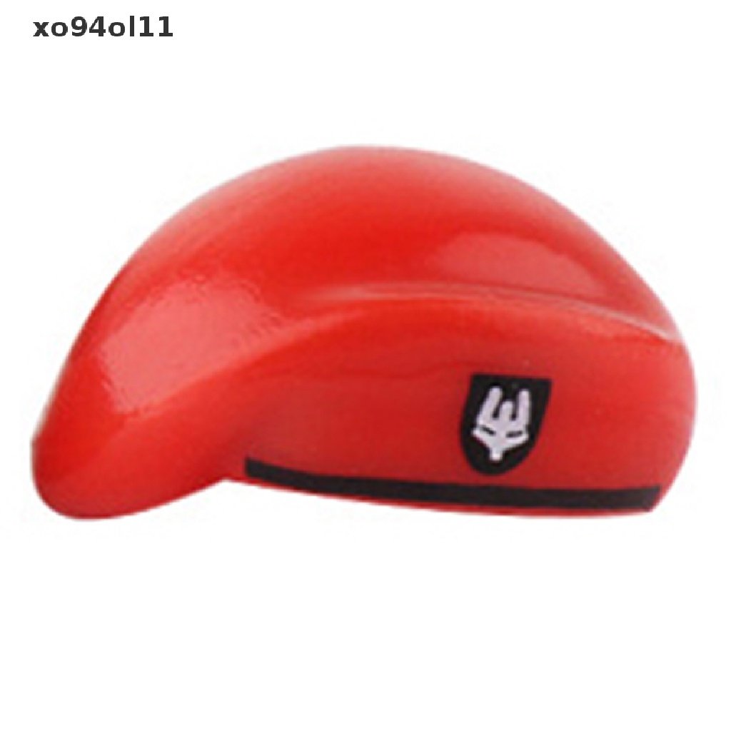 Xo WW2 Mainan Balok Bangunsusun Model Lego Bentuk Helm Tentara Soviet Jerman USA OL