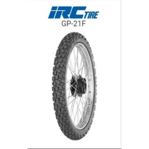 Ban IRC GP21F ukuran 275-21 dan ban dalam IRC ukuran 275/300-21