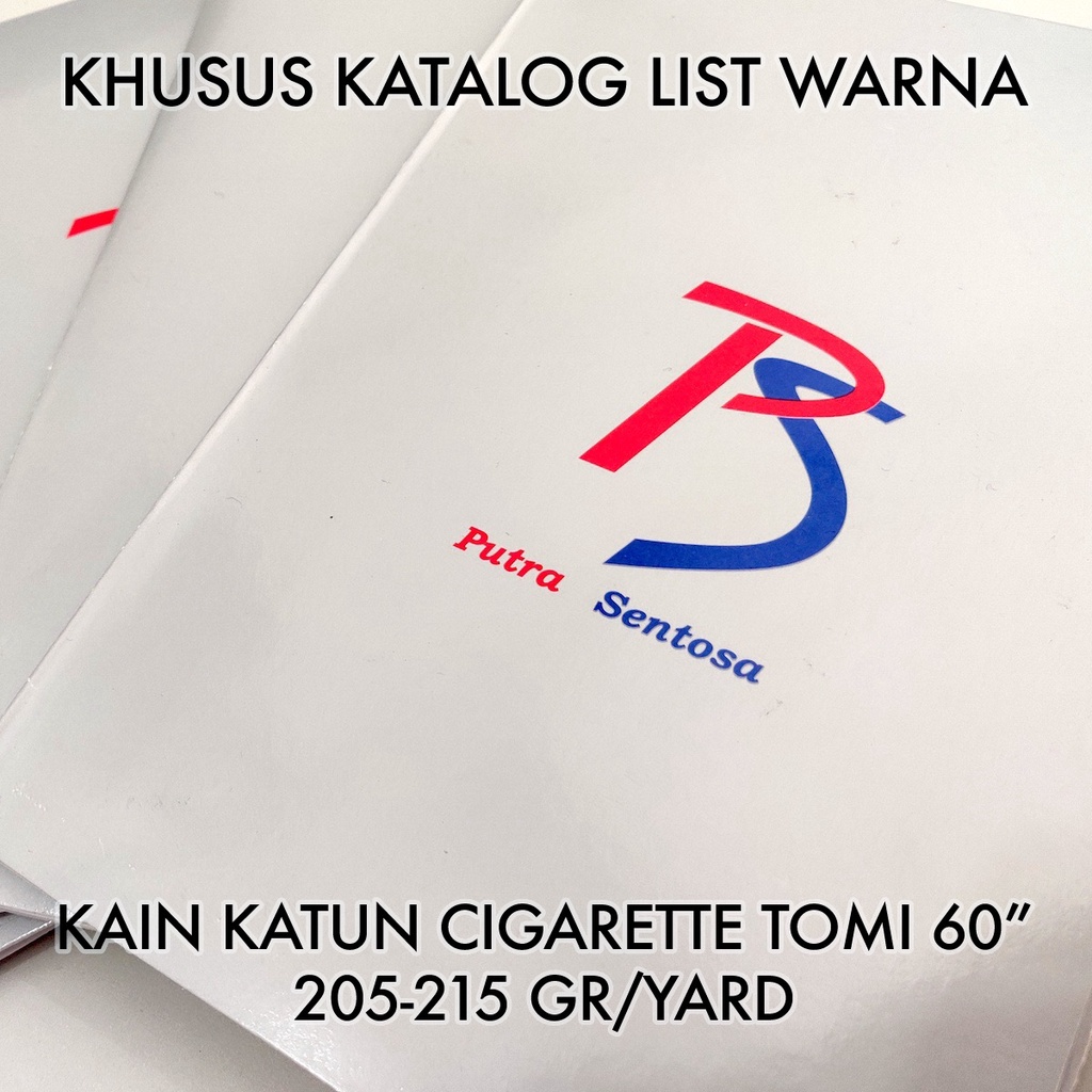 KATALOG BUKU SAMPLE WARNA Kain Katun CG Tomi 60"