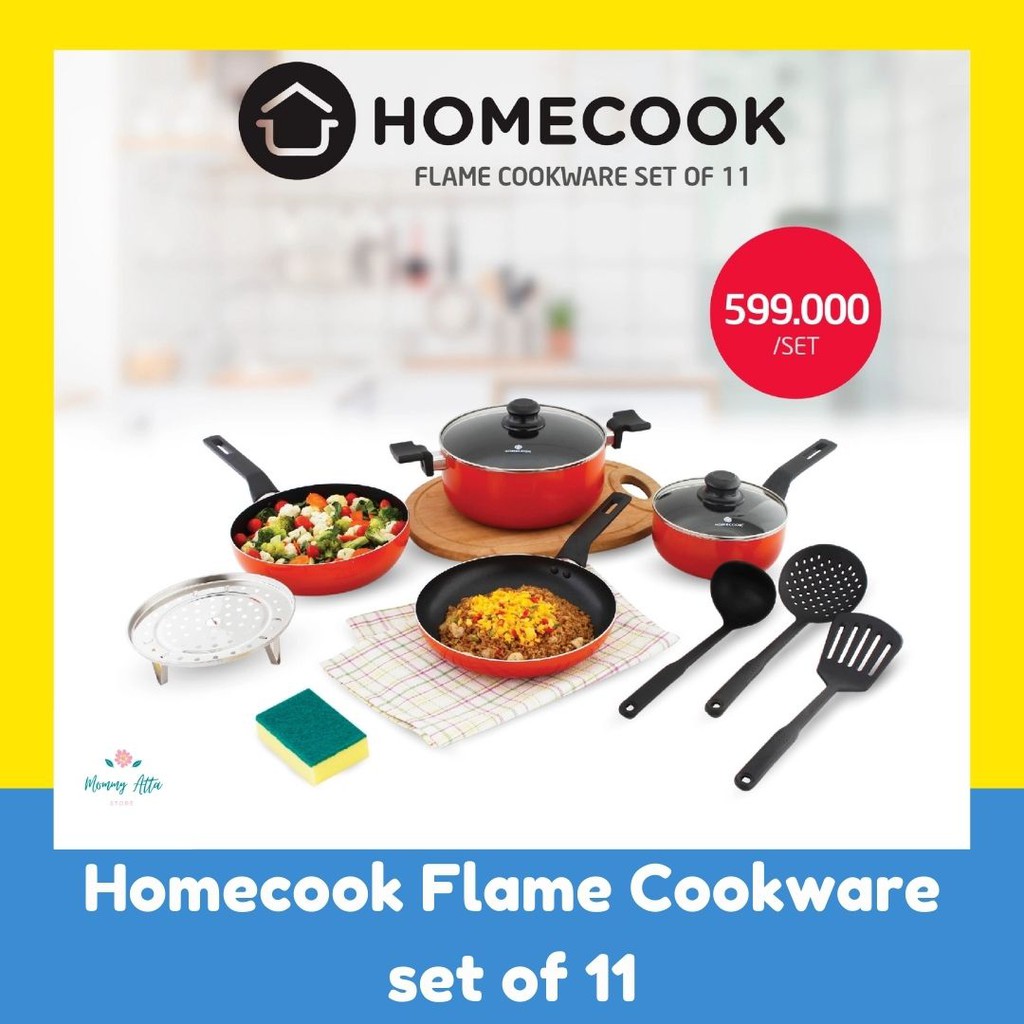 Homecook Peralatan Masak Panci Set of 11