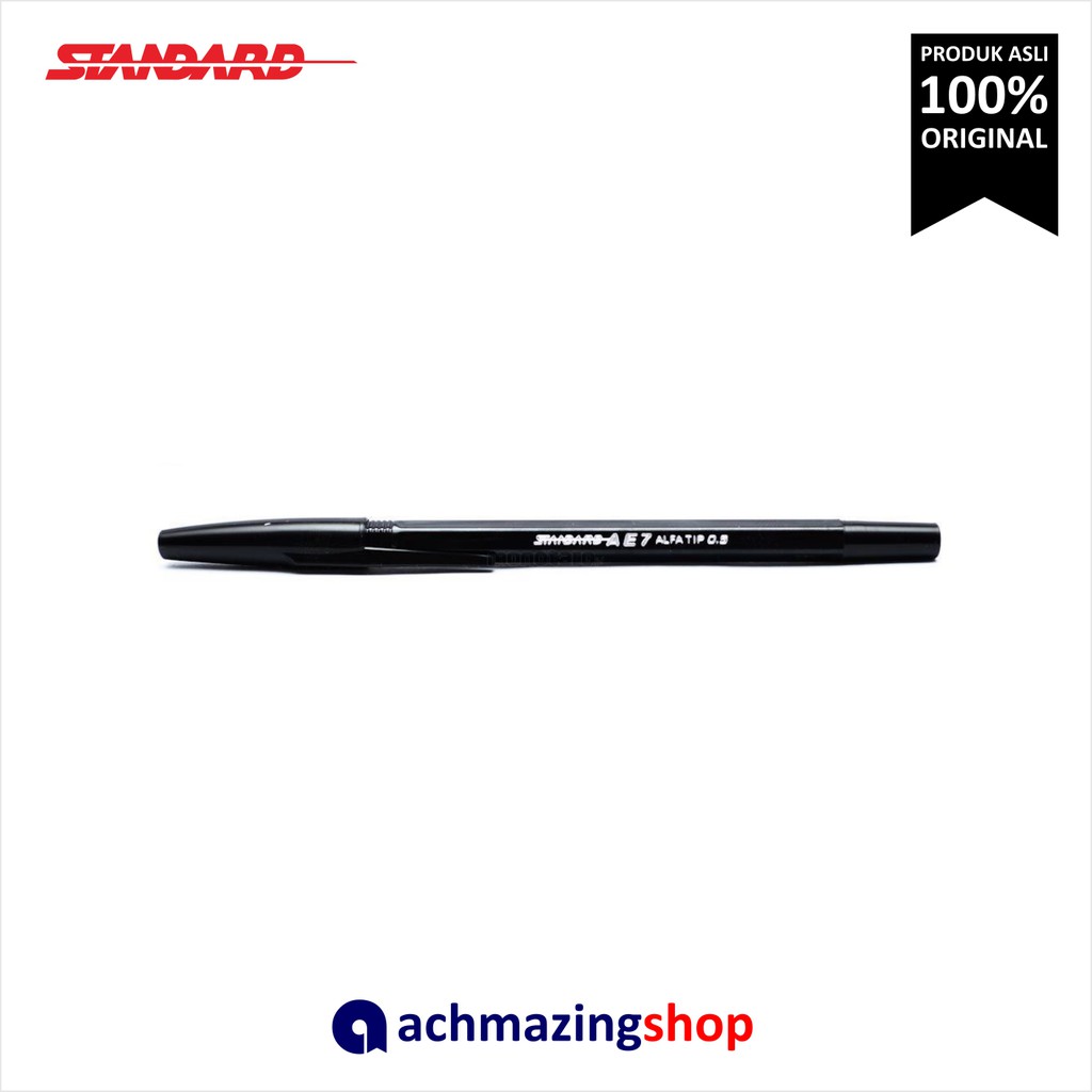 

Pulpen Standard AE7 Alfa Tip 0.5 Hitam
