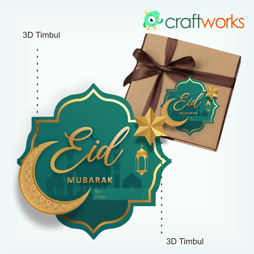 

HIASAN 3D PARCEL / HAMPERS IDUL FITRI ISI 6 PCS