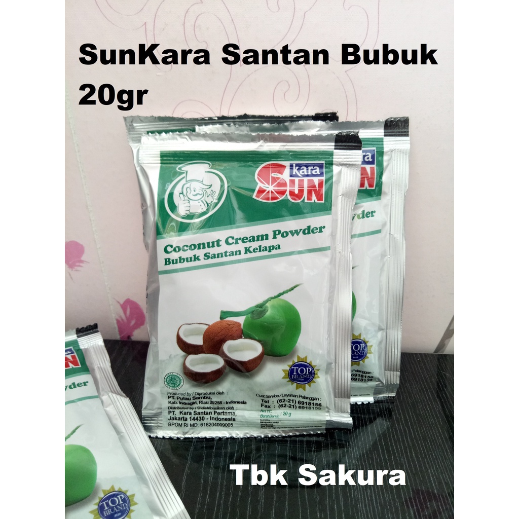 

(1 pc) SunKara Santan bubuk / Santan Powder 20gr