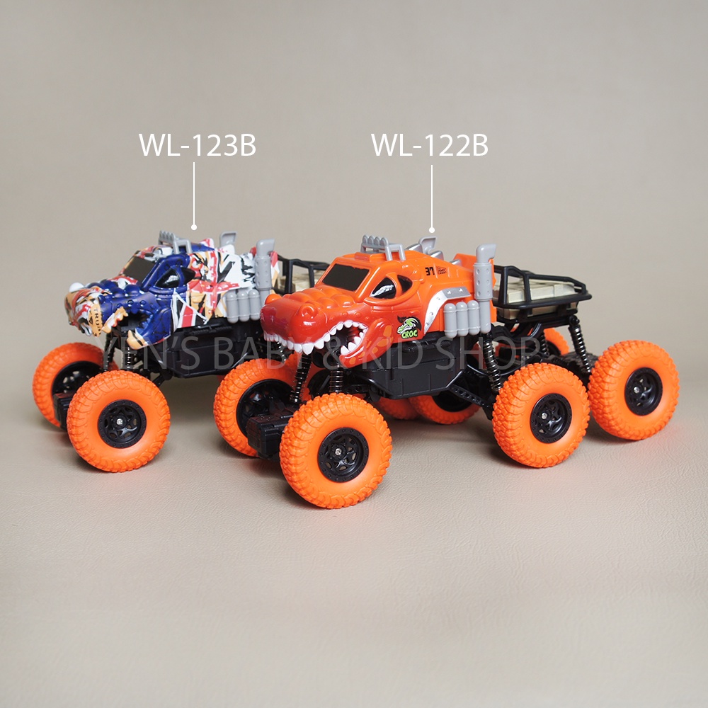 Mobil Beast Remote Control Crawler 6 Roda Cas 6x4 - Mainan RC Car