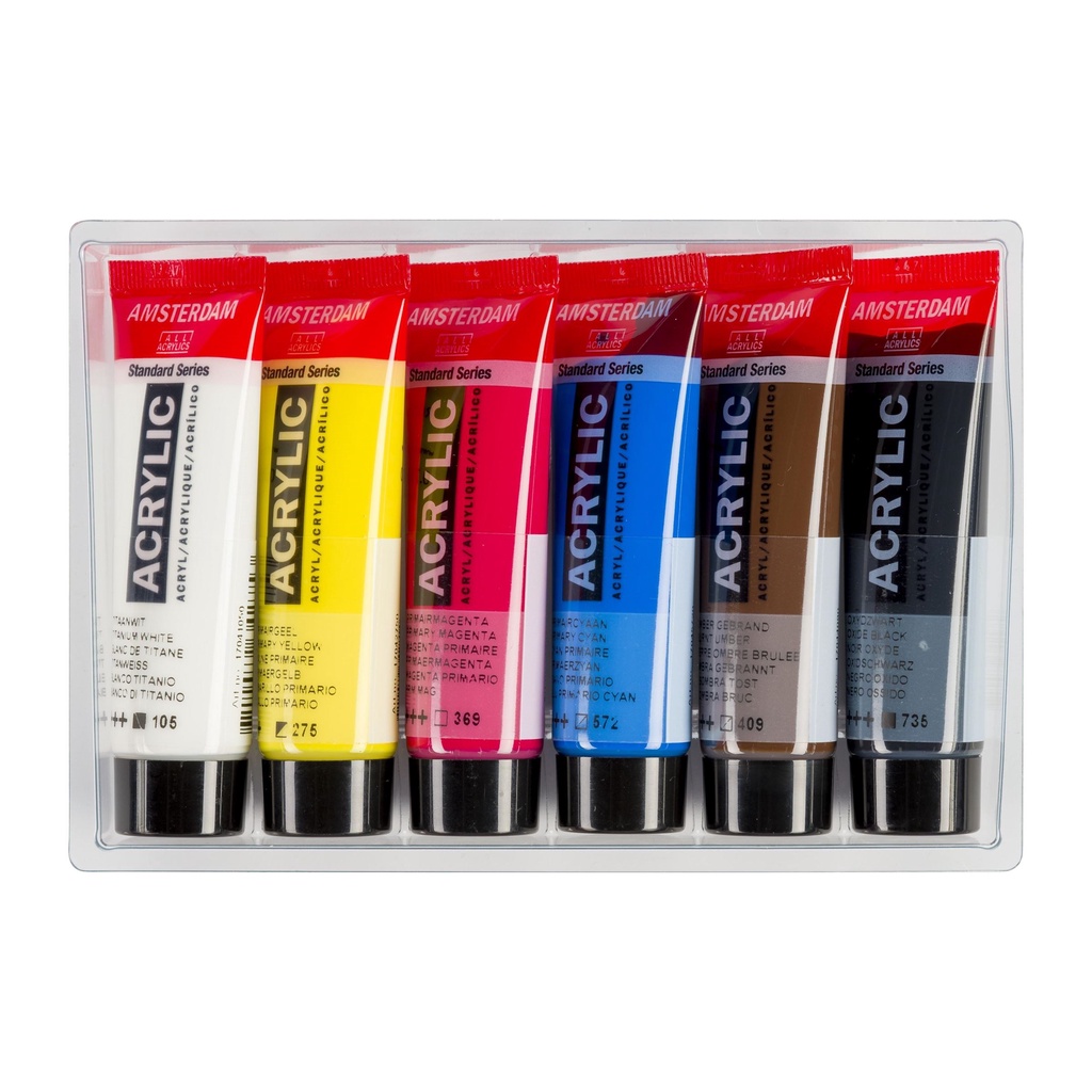 Amsterdam Standard Series Prymary set 6 x 20 ml