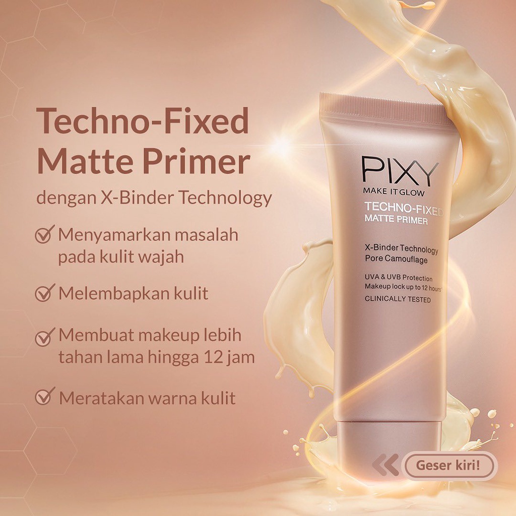Pixy Make It Glow [ TECHNO ] Fixed Matte Primer