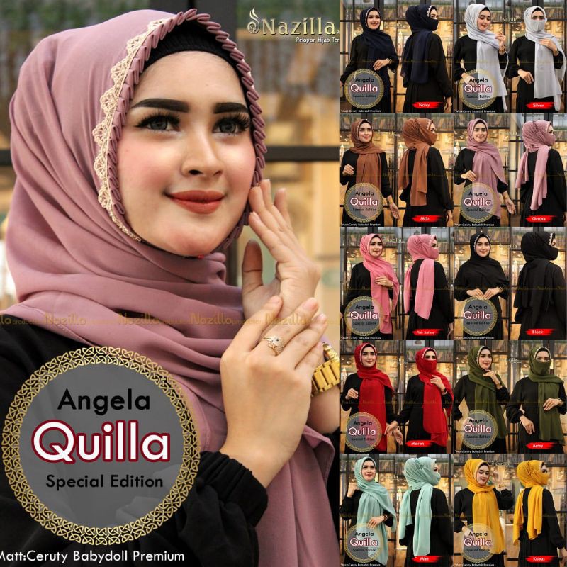 ANGELA QUILLA BRAND NAZILLA HIJAB