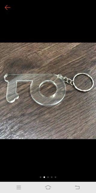 Covi Key Chain / Gantungan Kunci Anti Corona / Stick Anti Corona / Alat Pencet Cegah Covid /