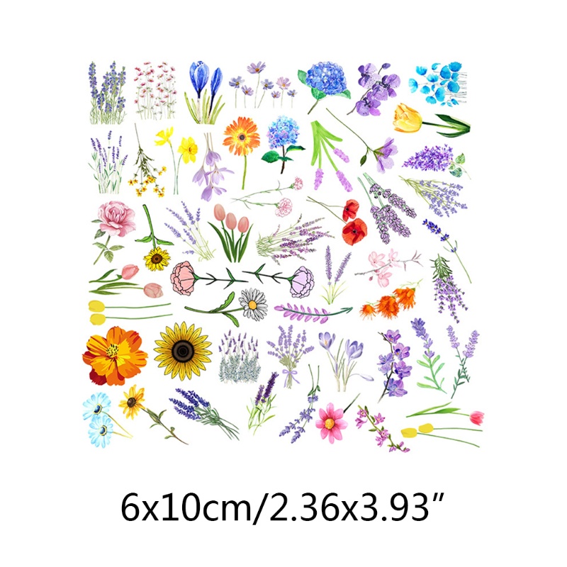 SIY  Flower Scrapbook Stickers for Guitar Computer Phone Laptop