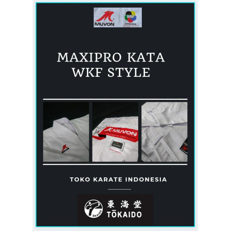 Baju Karate Kata Muvon Maxipro Wkf Style Original Baju Kata Muvon terbaru 2025