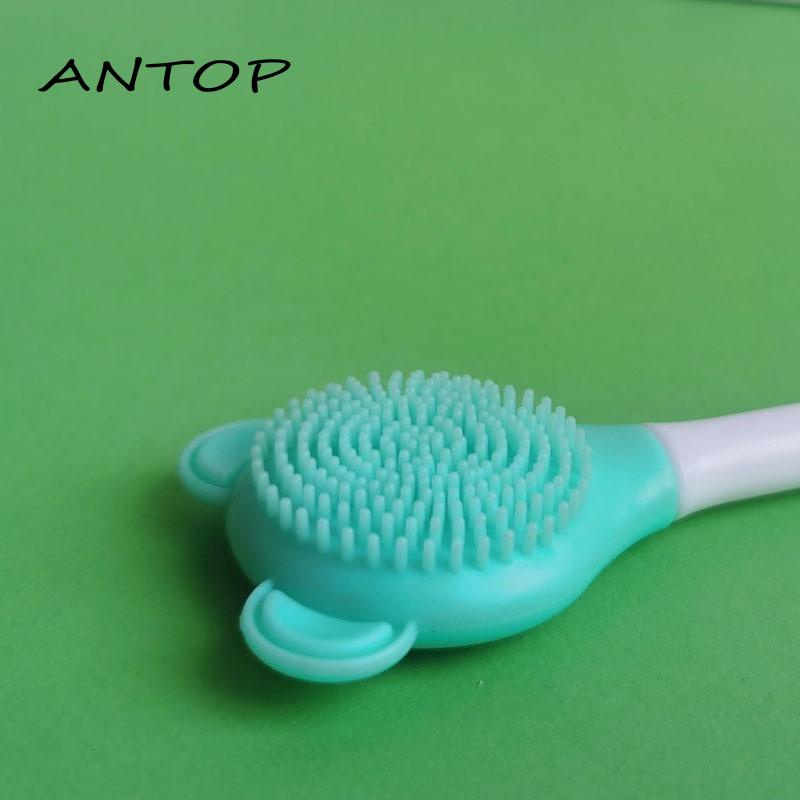 Brush Masker Wajah Manual Portable Bahan Silikon Lembut Untuk Alat Kecantikan Antop Anting Gantung Panjang Tusuk Motif Geometri Aksen Hollow + Rumbai Untuk Perhiasan Wanita