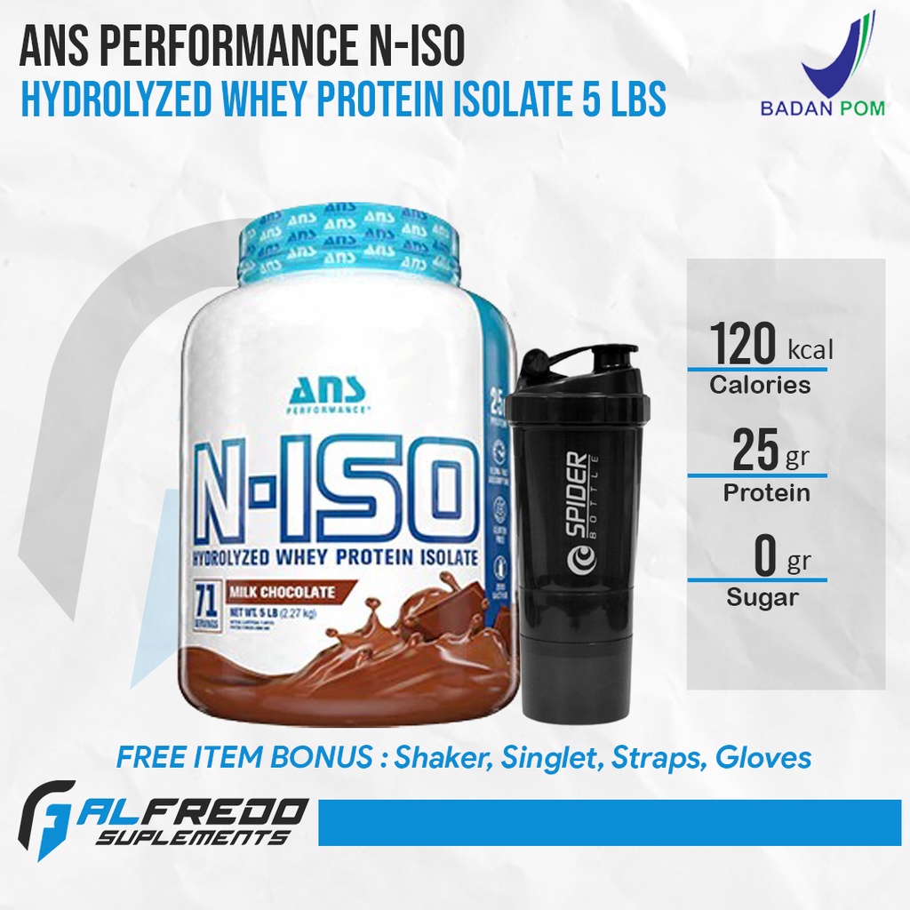 ANS Performance N-Iso 5lbs Hydrolized Whey Protein Isolate ANS n ISO
