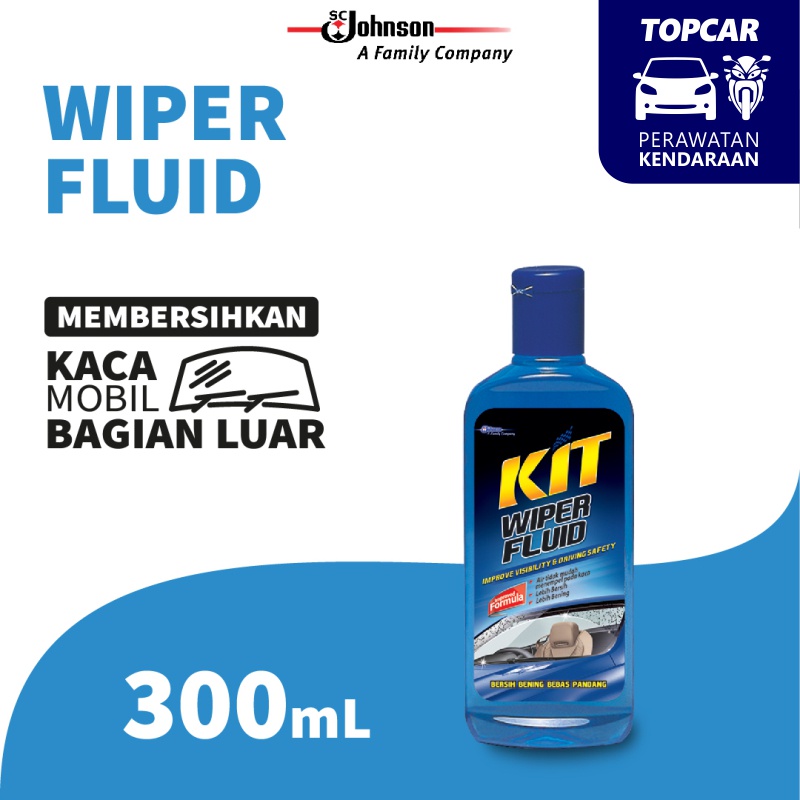 KIT Wiper Fluid Cairan Wiper Wipper Windshield Cleaner Air Pembersih Kaca depan Mobil Helm Motor Jendela Free Lap Microfiber