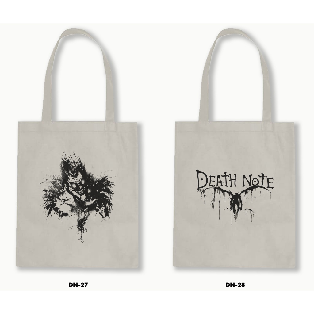 TOTE BAG BLACU - DEATH NOTE / ANIME / MANGA 02